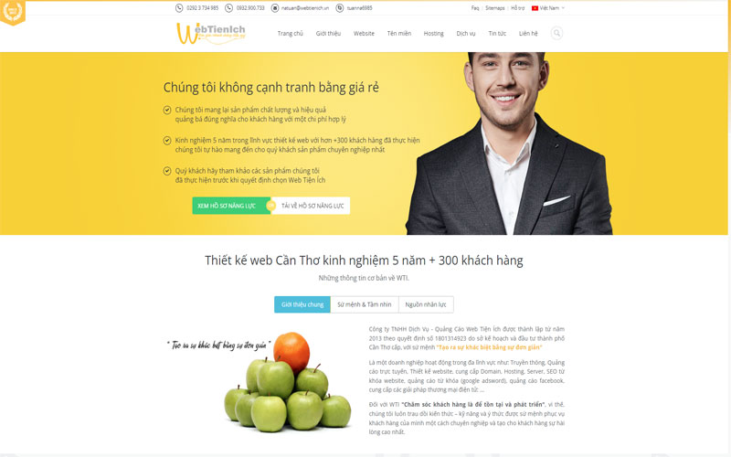 Công ty thiết kế website theo yêu cầu tại Đồng Tháp